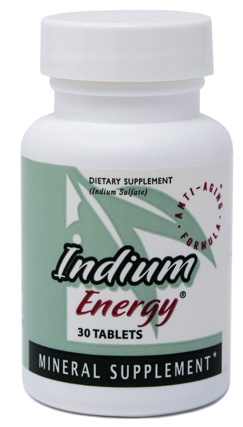 East Park Research - Indium Energy - All Natural Indium Powerful Anti-Aging Support - Helps Increase Energy and Supports Mental Clarity, Sleep, Joints and Overall Sense of Well-Being - 30 Capsules