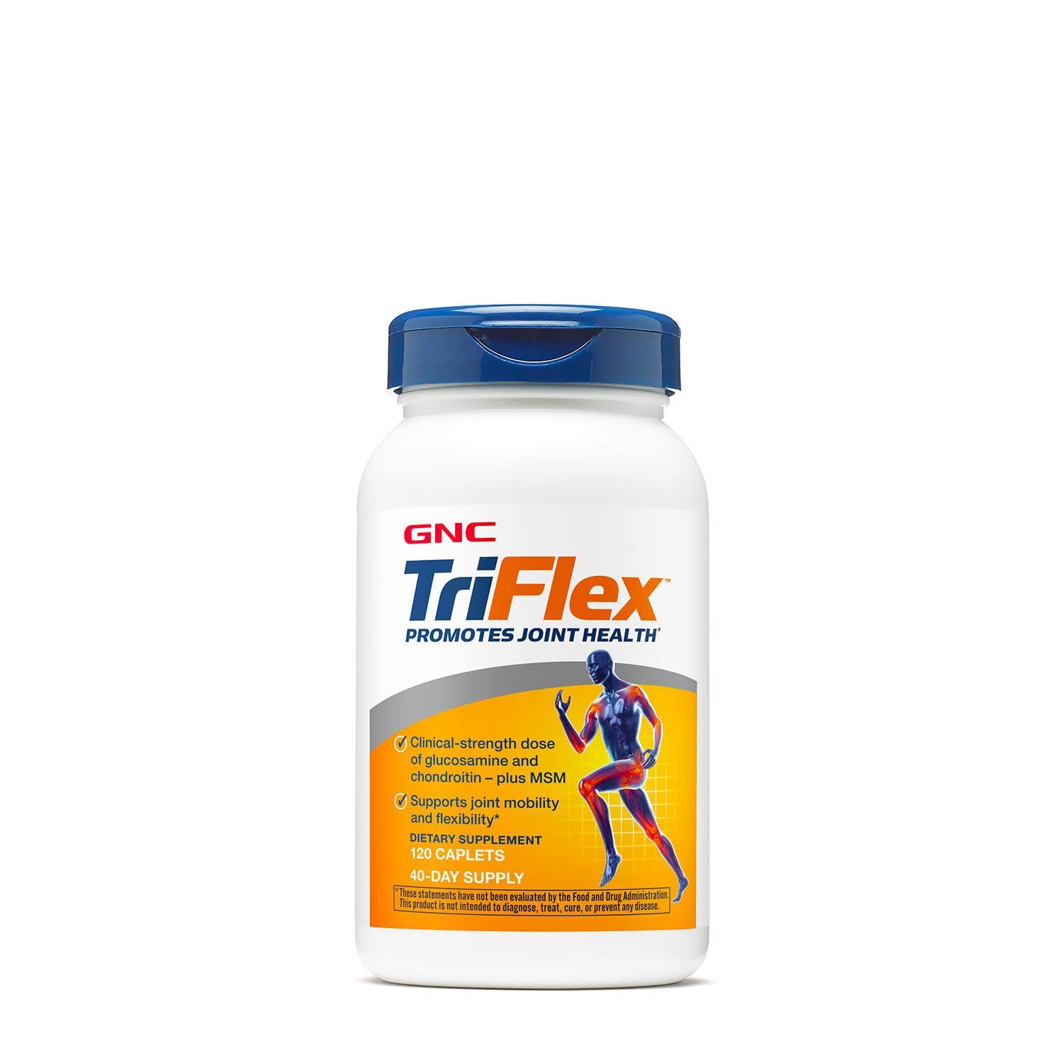 GNC TriFlex |Targeted Joint, Bone &amp; Cartilage Health Supplement with Glucosamine Chondroitin &amp; MSM |Support Mobility &amp; Flexibility | 120 Caplets
