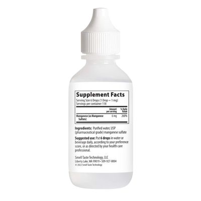 Taste N' Score Manganese Liquid Ionic Mineral Supplement; 100% Pure; 6 mg; 118 Servings