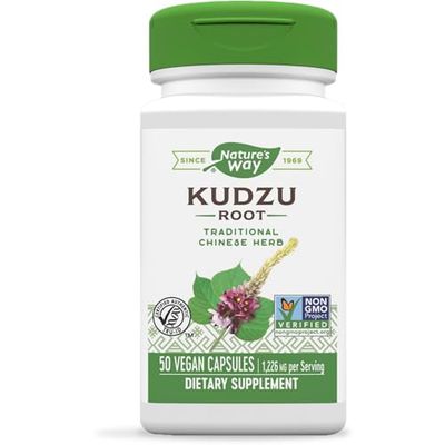 Nature&#39;s Way Herbal Kudzu Root, 1,226 mg per serving, 50 Vegan Capsules