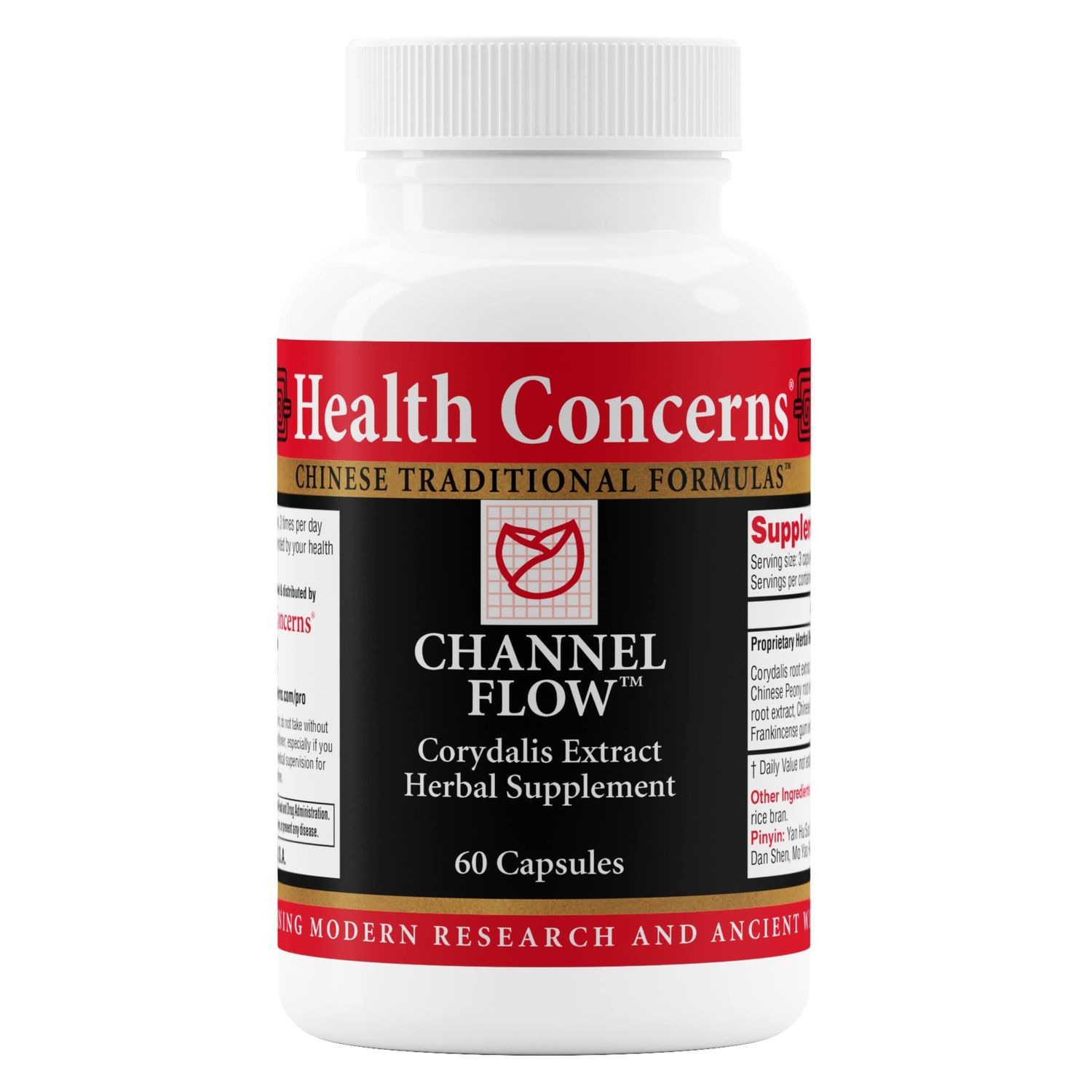 Health Concerns Channel Flow - Muscle Health Supplement - Blood Support - 60 Capsules