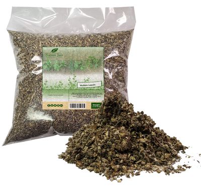Mullein Leaf Cut &amp; Sifted 1/2 Pound Bulk Bag-Velvet Dock or Velvet Plant aka Candlestick-8 OZ