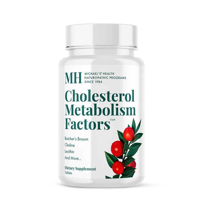 MICHAEL'S Health Naturopathic Programs Cholesterol Metabolism Factors - 90 Tablets - Helps Improve Circulation - Statin &amp; Red Yeast Rice Free - 15 Servings