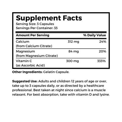 Cal-Mag Complete 2:1 Calcium-Magnesium-Vitamin C