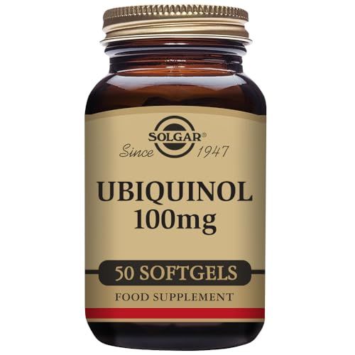 Solgar Ubiquinol 100 mg, 50 Softgels - Advanced Antioxidant Support - Reduced Coenzyme Q10 (CoQ-10) - Gluten Free, Dairy Free - 50 Servings