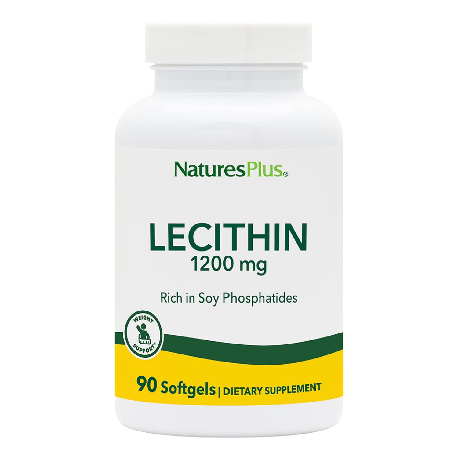 Lecithin, 1,200 mg, 90 Softgels, NaturesPlus