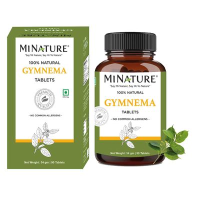 Gymnema Tablets by mi Nature | 90 Tablets, 1000 mg | 45 Days Supply | Gurmar | Gymnema Sylvestre Supplements | Vegan