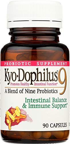 Kyolic Kyo-Dophilus Multi 9 Probiotic, for Strong Gut Health Balance and Support, 90 Capsules Total