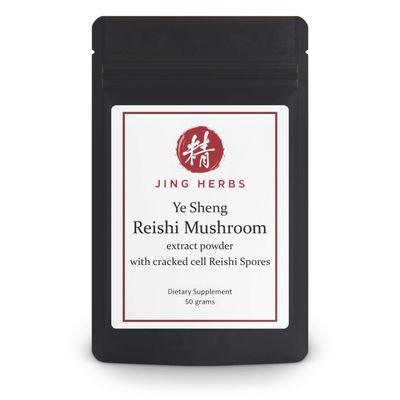 Jing Herbs Reishi Extract Powder With Spores 50 Grams