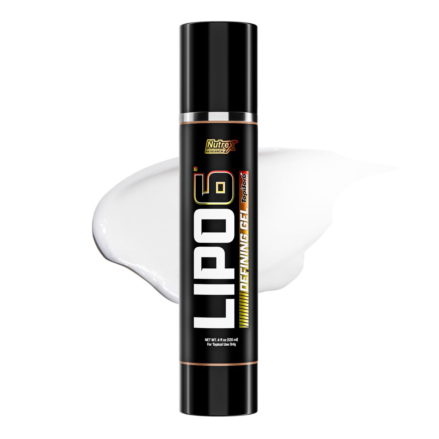 Lipo 6 Defining Gel - Fast Acting Cream for Men &amp; Women | Anti Cellulite | Targets Stubborn Areas | Promotes Toning &amp; Firming | Enhances Workout Efficiency, Heat Thermogenic Effect | 4 oz