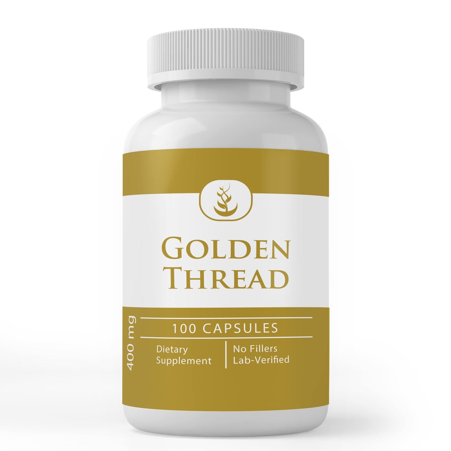 Pure Original Ingredients Golden Thread, (100 Capsules) Always Pure, No Additives Or Fillers, Lab Verified