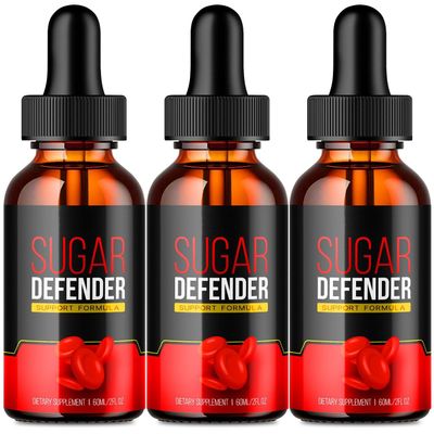 VIVE MD Sugar Defender Drops - Official Formula - Sugar Defender 24, Sugar Defender Liquid, Maximum Strength Sugar Defender Supplement with Hawthorn Berry Organic, Sugar Defender Reviews (3 Pack)