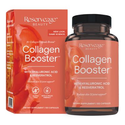 Reserveage Beauty, Collagen Booster, Collagen Supplement for Skin Care and Joint Health, Supports Healthy Collagen Production for Men &amp; Women, 120 Capsules (60 Servings)