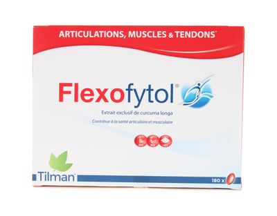 Flexofytol Bio-optimized Turmeric Extract for Joints and Arthritis - 180 Gel-Caps
