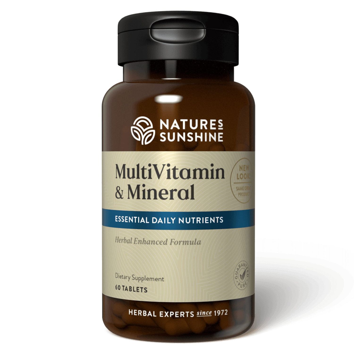 Nature&#39;s Sunshine Multiple Vitamins and Minerals, 60 Tablets | Powerful Multivitamin Supplies The Body with 100 Percent of The Daily Value for 17 Essential Vitamins and Minerals