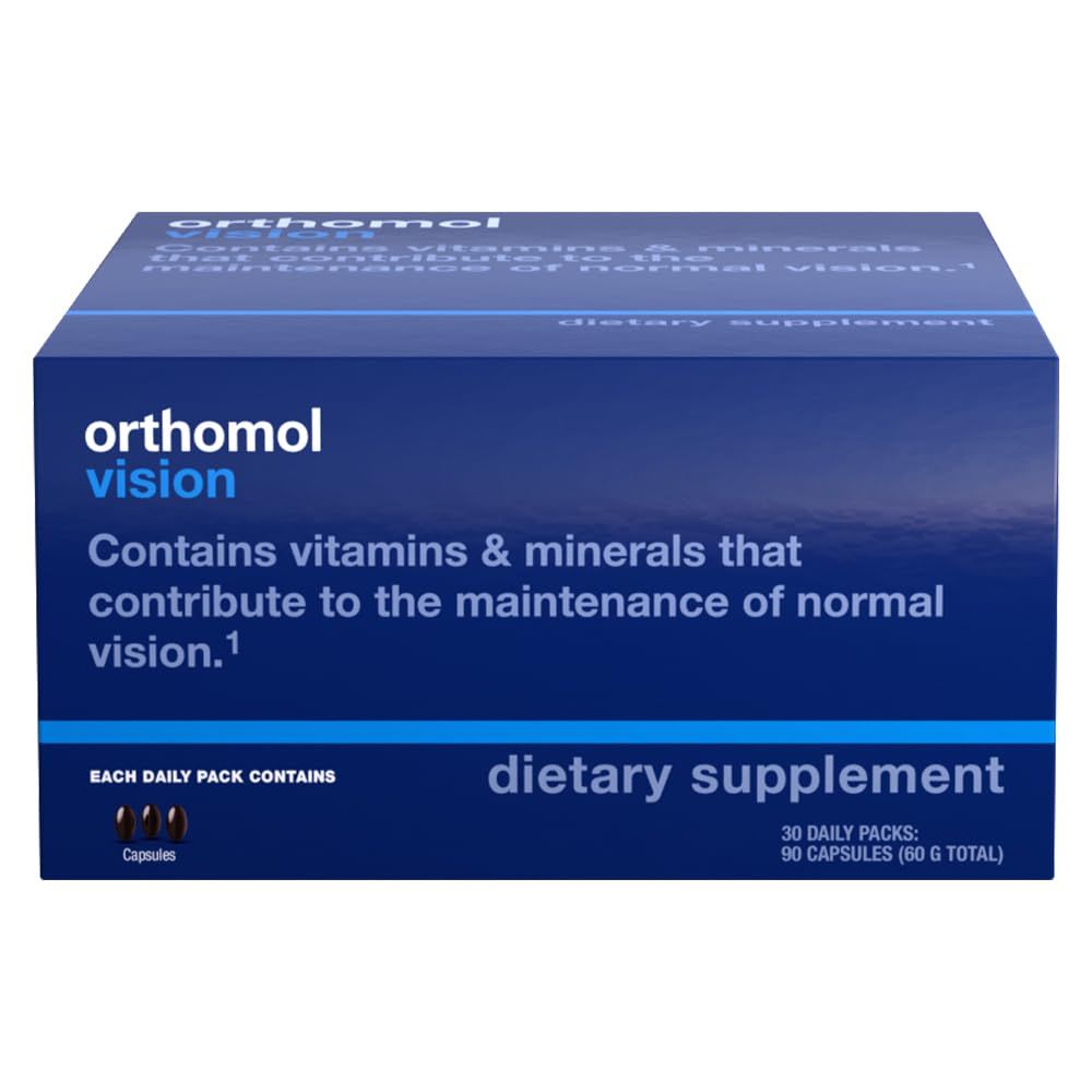Orthomol Vision, 30-Day Supply, Comprehensive Eye Health Supplement with Micronutrients to Support Vision &amp; Eye Wellness