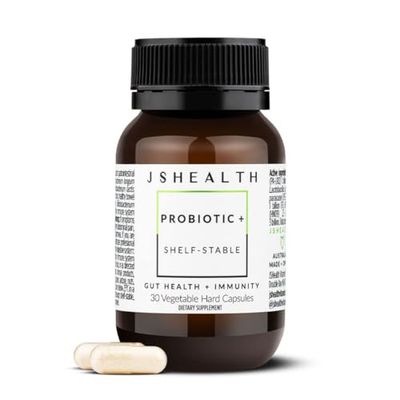 JSHealth Vitamins Gut Health and Immunity Formula | Probiotics for Women and Men | Shelf Stable Probiotic Supplement for Digestive Health and Immune Support (30)