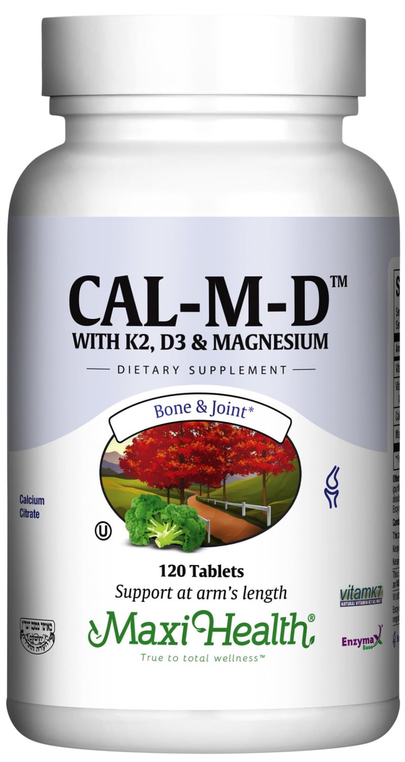 Calcium with Vitamin D3, K2 and Magnesium - Overall Health Supplement for Strong Bones and Teeth, Muscle Function, Immune Support - Vitamin D Vitamin K Enhanced Absorption for Women &amp; Men, 120 Tablets