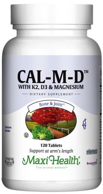 Calcium with Vitamin D3, K2 and Magnesium - Overall Health Supplement for Strong Bones and Teeth, Muscle Function, Immune Support - Vitamin D Vitamin K Enhanced Absorption for Women &amp; Men, 120 Tablets