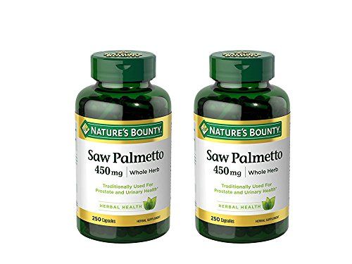 Nature&#39;s Bounty Saw Palmetto 450 mg Capsules 250 ea (Pack of 2)