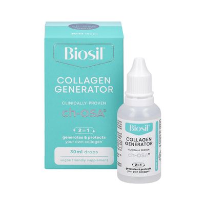 Biosil Collagen Generator - 1 fl oz Drops - with Patented ch-OSA Complex - Generates &amp; Protects Your Own Collagen - GMO Free - 60-Day Supply