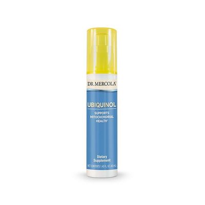 Dr. Mercola Ubiquinol Liquid Pump, 1.45 Fl. Oz. (43 mL), About 18 Servings, Dietary Supplement, Supports Mitochondrial Health, Non-GMO