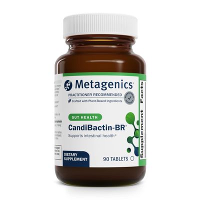 Metagenics CandiBactin-BR - Concentrated Berberine for Intestinal Support* - with Berberine, Oregon Grape &amp; Coptis Root Extract - Gut Health Supplements* - Gluten-Free - Vegetarian - 90 Tablets