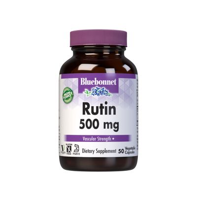 Bluebonnet Nutrition Rutin 500 mg, 50 Vegetable Capsules