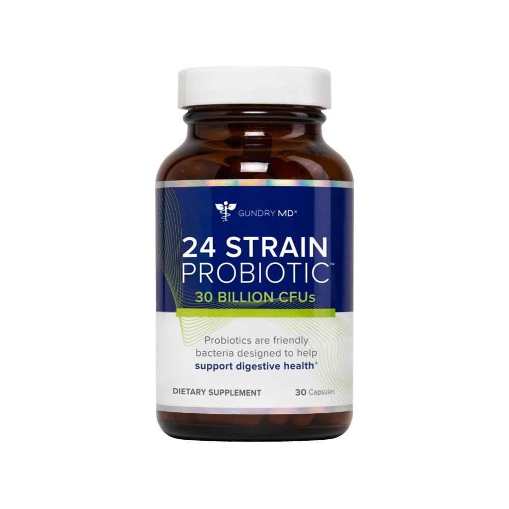 Gundry MD 24 Strain Probiotic with 30 Billion CFUs, 30 Count