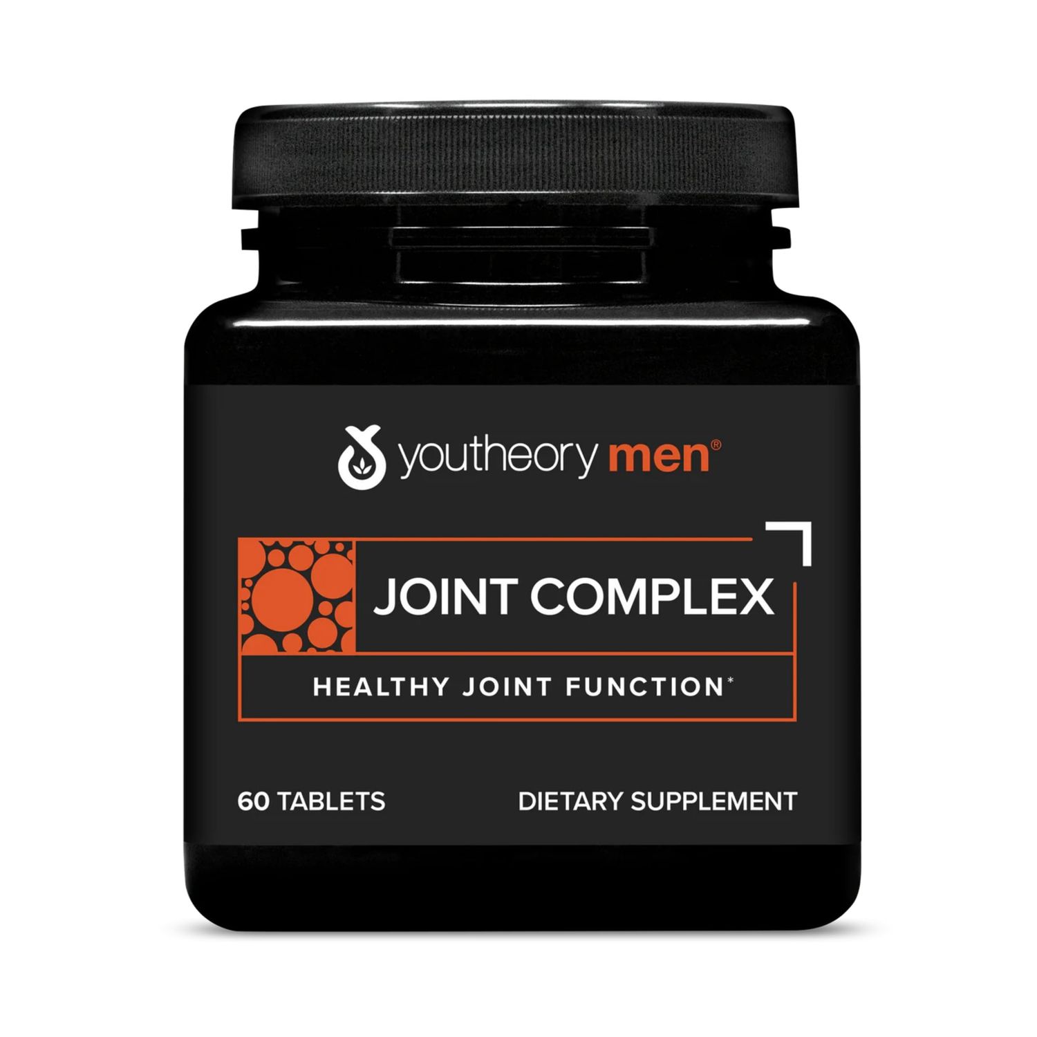 Youtheory Men&#39;s Joint Complex - Hydrolyzed Collagen Supplement for Men with Boswellia Extract, Turmeric &amp; Ginger - Joint Support Supplement - Dairy, Soy &amp; Gluten Free - 60 Tablets