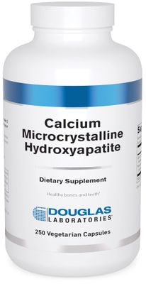 Douglas Laboratories Calcium Microcrystalline Hydroxyapatite - Teeth &amp; Bone Health Support* - with Calcium &amp; Phosphorus Micronutrients - Dietary Supplements - 250 Vegetarian Capsules