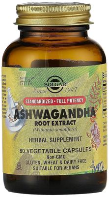 Solgar - Sfp Ashwagandha Rt, 60 veggie caps