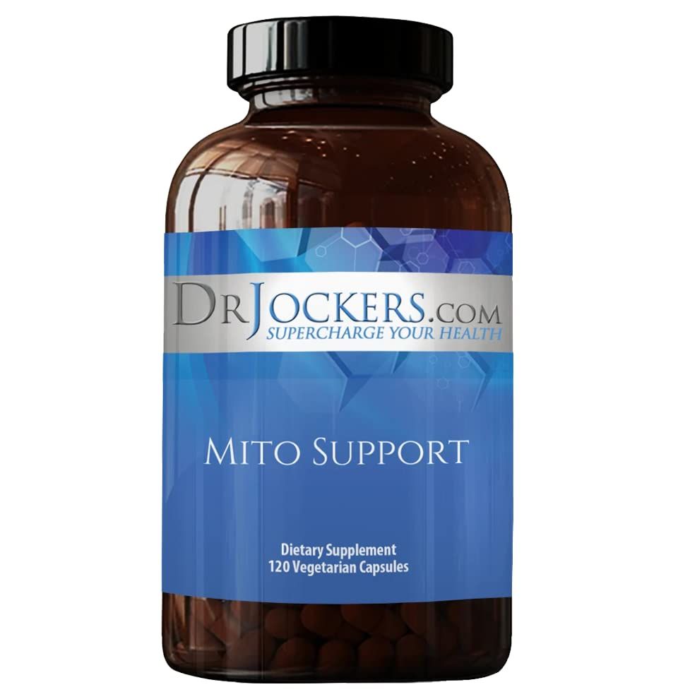 Mito Support by Dr. Jockers, Energy Boost, Cognition Support, B Vitamins, Magnesium, May Improve Athletic Performance, Mitochondria Supplement, 30 Day Supply