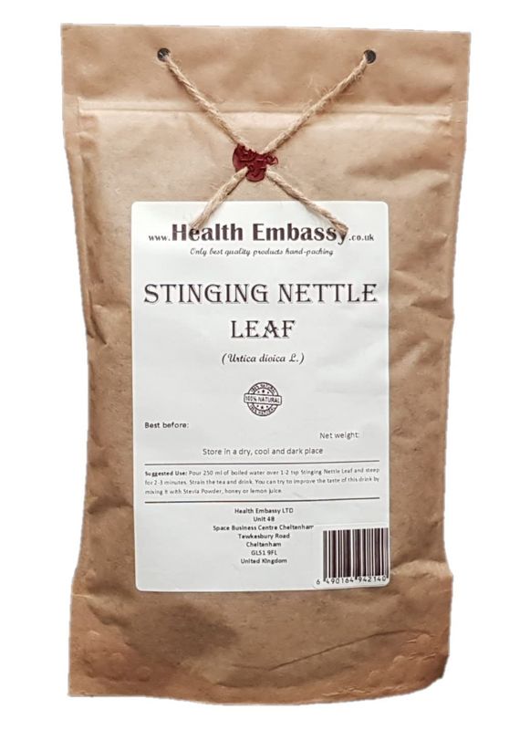 Health Embassy Stinging Nettle Leaf | Urtica Dioica L | 100% Natural (100g)