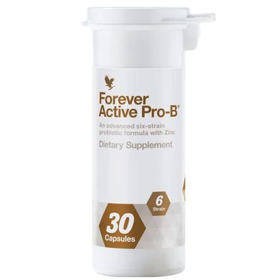 Forever Living - Forever Active Pro-B - Advanced Probiotic for Digestive Health - 8Billion CFU, 6 Synergistic Strains, Soy &amp; Gluten Free - 30 Capsules