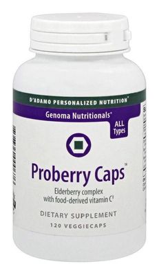 D&#39;Adamo Personalized Nutrition, Proberry Caps 120 vegcaps
