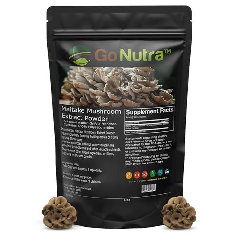 Maitake Mushroom Extract Powder 8 oz | 10:1 Extract Strength | Mushroom Supplement 30% Polysaccharides | Maitake Powder King of Mushrooms