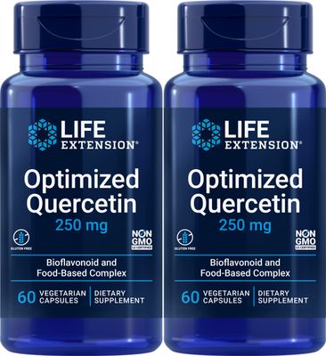 Life Extension Optimized Quercetin, 60 Veg Caps (Pack of 2)