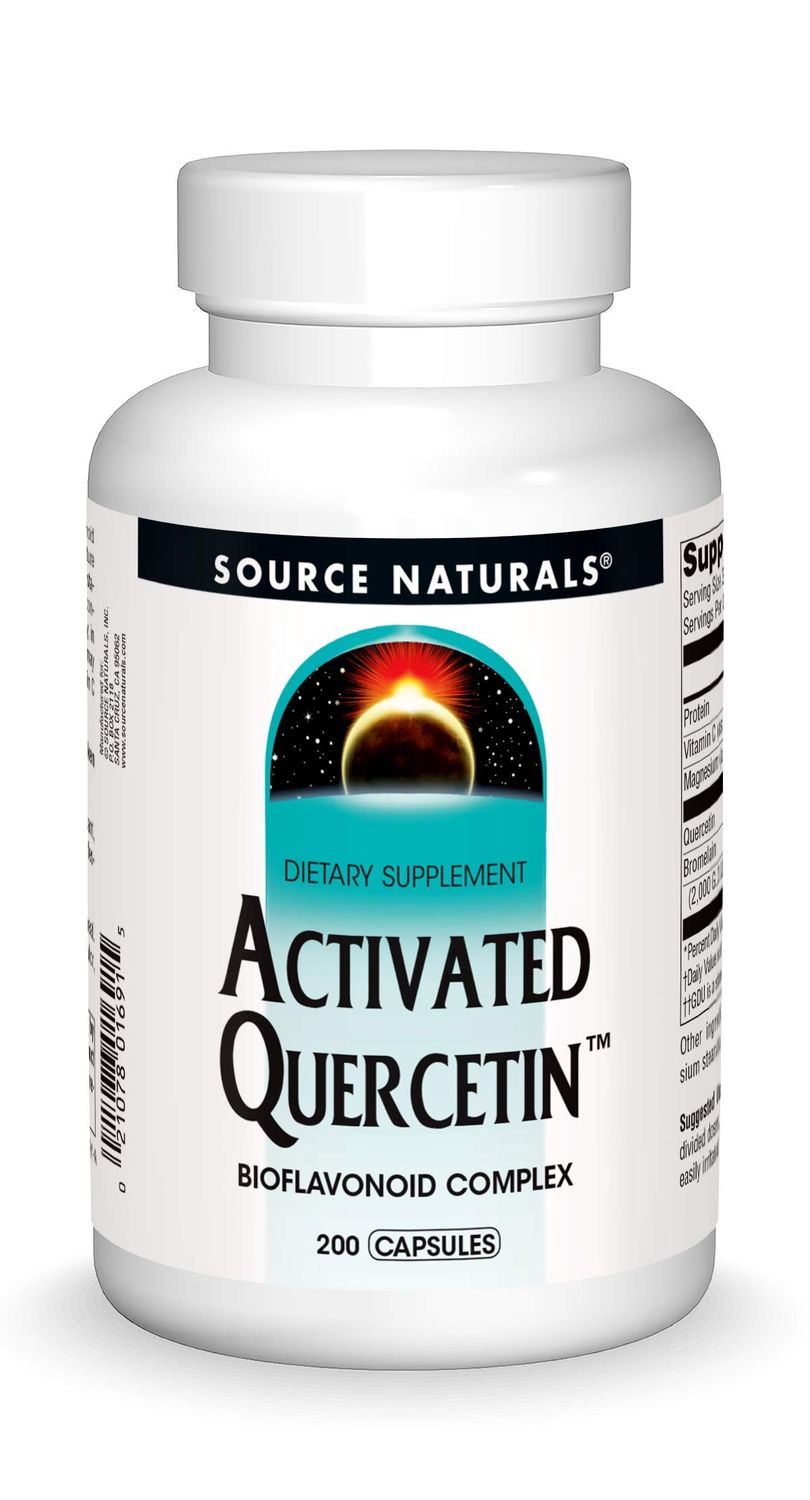 Source Naturals Activated Quercetin, for Seasonal &amp; Immune Support - 200 Capsules