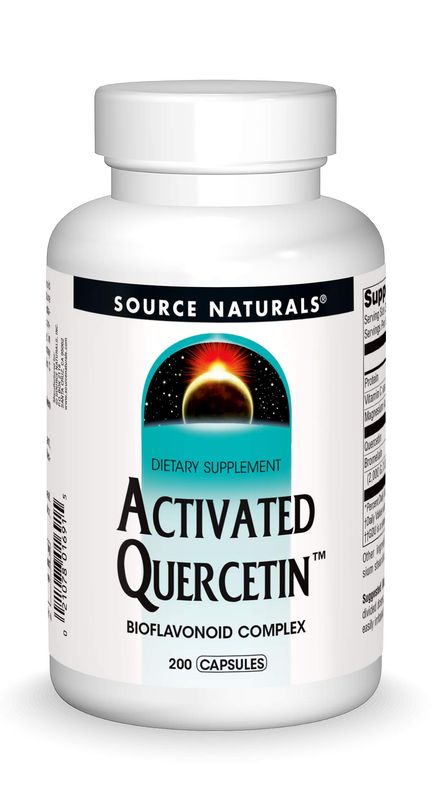Source Naturals Activated Quercetin, for Seasonal &amp; Immune Support - 200 Capsules