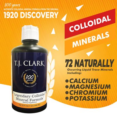 Original Colloidal Mineral Formula T.J. Clark 32fl.oz. Liquid