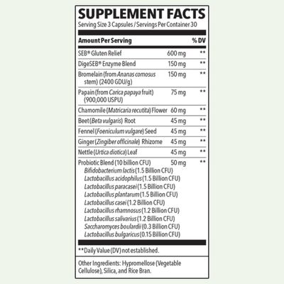 LifeSeasons Digestivi-T - Digestive Enzymes & Probiotic Supplement - Supports Gut Microbiome & Healthy Immune Function - Relieves Bloating & Digestion Discomfort - 90 Capsules