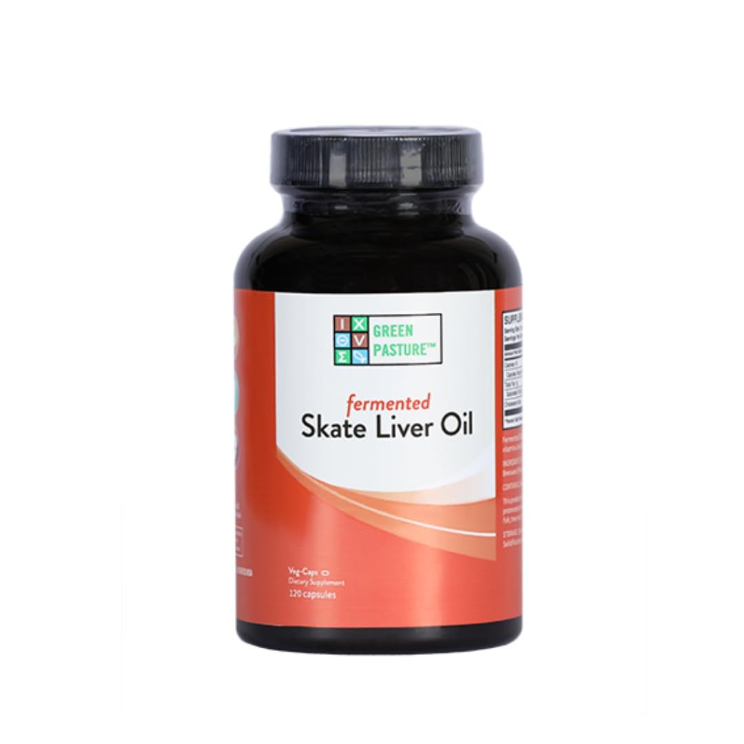 Green Pasture Fermented Skate Liver Oil 120 Caps