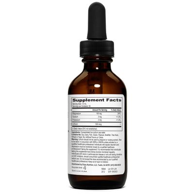 Ionic Liquid Lithium Drops - Magnesium, Sodium, Potassium, Lithium - Mood Support and Brain Health - Trace Mineral Drops, 60 mL (2 Fl Oz)