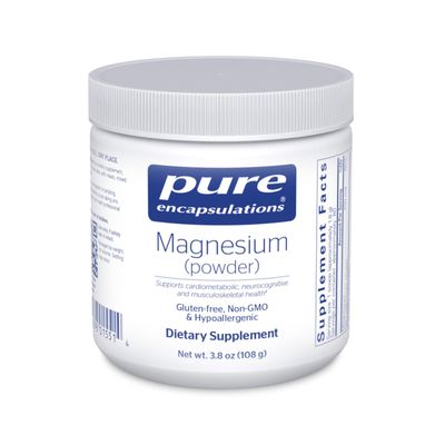 Pure Encapsulations Magnesium (Powder) | Supports Cardiovascular Function, Muscle Function, and Calming | 3.7 Ounces