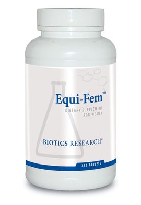 Biotics Research Equi Fem Multi Vitamin Mineral Supplement for Women. High Dose Multi for Pre-Menstrual Support. Black Cohosh. Dong Quai. Digestive Enzyme Support 252 Tabs