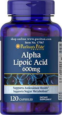 Puritan&#39;s Pride Alpha Lipoic Acid 600 Mg, 120 Count