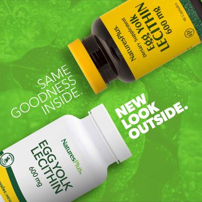 Natures Plus Egg Yolk Lecithin 600mg 180 Capsules
