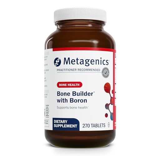 Metagenics Bone Builder with Boron - Bone Strength Supplement* - Comprehensive Mineral Support* - with Boron, Calcium &amp; Phosphorus - Non-GMO - Gluten-Free - 270 Tablets