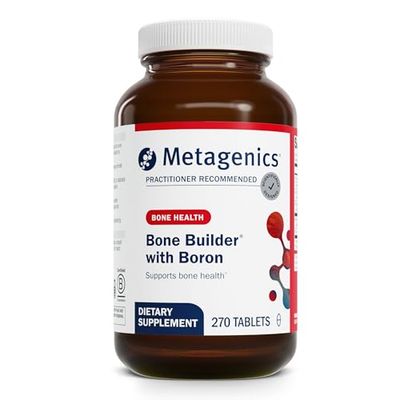 Metagenics Bone Builder with Boron - Bone Strength Supplement* - Comprehensive Mineral Support* - with Boron, Calcium &amp; Phosphorus - Non-GMO - Gluten-Free - 270 Tablets